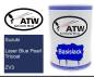 Preview: Suzuki, Laser Blue Pearl Tricoat, ZV3: 500ml Lackdose, von ATW Autoteile West.